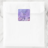 Psalm 46:10 Bijbelvers Vierkante Sticker (Tas)