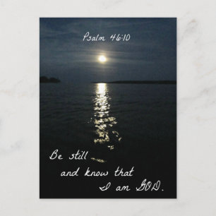 Psalm 46:10 briefkaart