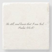 Psalm 46: 10, Cadeau Onderzetter