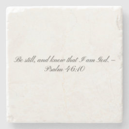 Psalm 46: 10, Cadeau Onderzetter