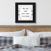 PSALM 46-10 CANVAS AFDRUK (Insitu (Slaapkamer))