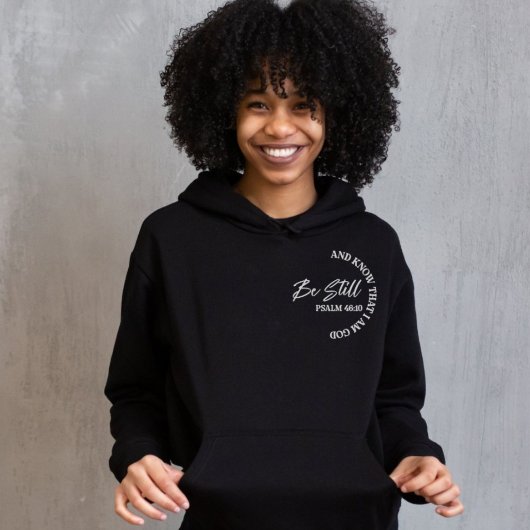 Psalm 46:10 | Christelijk Bijbelcitaat Hoodie