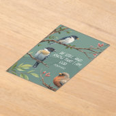 Psalm 46:10 Christelijk Bijbelvers Afbeelding Acryl Uitnodigingen (Laagn)