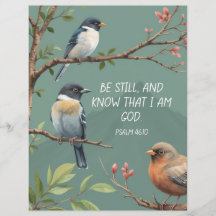 Psalm 46:10 Christelijk Bijbelvers Afbeelding