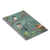 Psalm 46:10 Christelijk Bijbelvers Afbeelding Notitieboek (Rechterzijde)