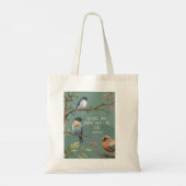 Psalm 46:10 Christelijk Bijbelvers Afbeelding Tote Bag (Achterkant)