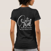 Psalm 46:10 | Christelijk Bijbelvers T-shirt (Achterkant)