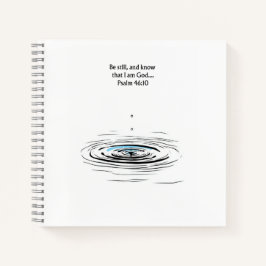 Psalm 46:10 Christelijk dagboek | Schrift notitieb Notitieboek