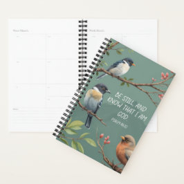 Psalm 46:10 Christelijke Bijbelvers Afbeelding Planner