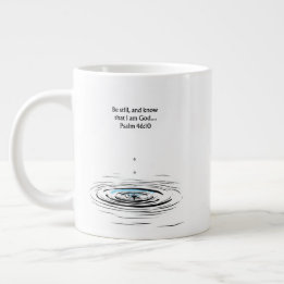 Psalm 46:10 Christian Mug Inspirational Gift Grote Koffiekop