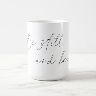 Psalm 46:10 Coffee Mok - wees stil en weet
