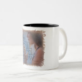 PSALM 46:10 - Coffee Mug Tweekleurige Koffiemok (Voorkant rechts)