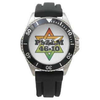 Psalm 46-10 - Crown Protector Watch Horloge