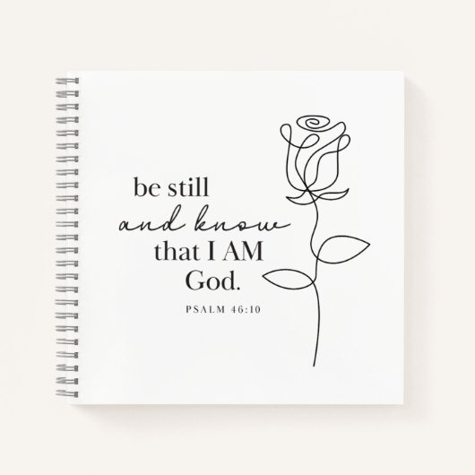 PSALM 46:10 - Dagboek Notitieboek (Voorkant)