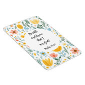 Psalm 46:10 Floral Magnet Magneet (Rechterzijde)
