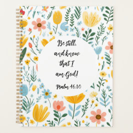 Psalm 46:10 Floral Planner