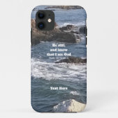 Psalm 46:10 Foto van Ocean Christelijk Case-Mate iPhone Case (Achterkant)