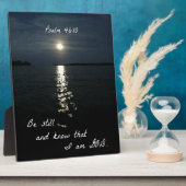 Psalm 46:10 fotoplaat (Zijkant)