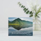 Psalm 46 10 Geheugen Kaart (Staand voorkant)