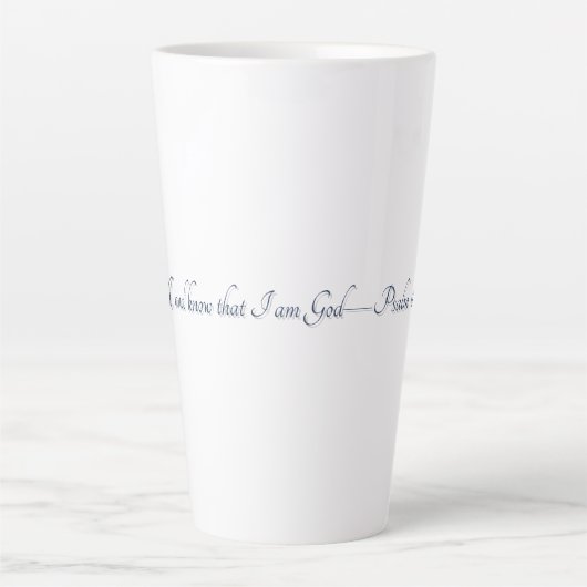 Psalm 46:10, Geschenk mok (Voorkant)