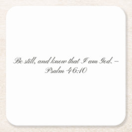 Psalm 46:10, Geschenk Onderzetter