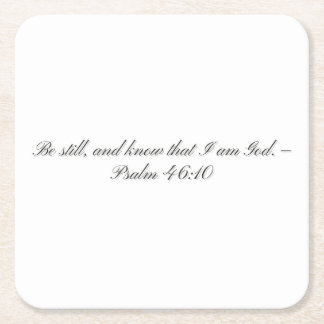 Psalm 46:10, Geschenk Onderzetter