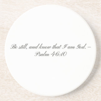 Psalm 46:10, Geschenk Steen Onderzetter