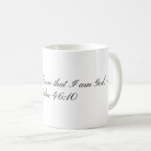Psalm 46:10, Geschenkmok Koffiemok (Voorkant rechts)