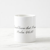 Psalm 46:10, Geschenkmok Koffiemok (Center)
