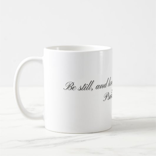 Psalm 46:10, Geschenkmok Koffiemok (Links)