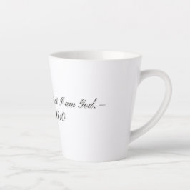 Psalm 46:10, Gift Latte Mok