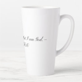 Psalm 46:10, Gift Latte Mok