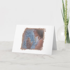 PSALM 46:10 - Greeting Card Bedankkaart