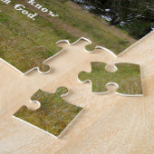 Psalm 46:10 Inspirerend Bijbelprijsopgave Legpuzzel (Zijkant)