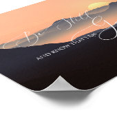 Psalm 46 10, nog steeds Zonnegierig gebergte Poster (Hoek)