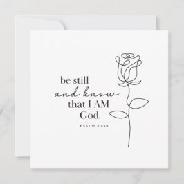 PSALM 46:10 - Persoonlijke Notitiekaart Notitiekaartje