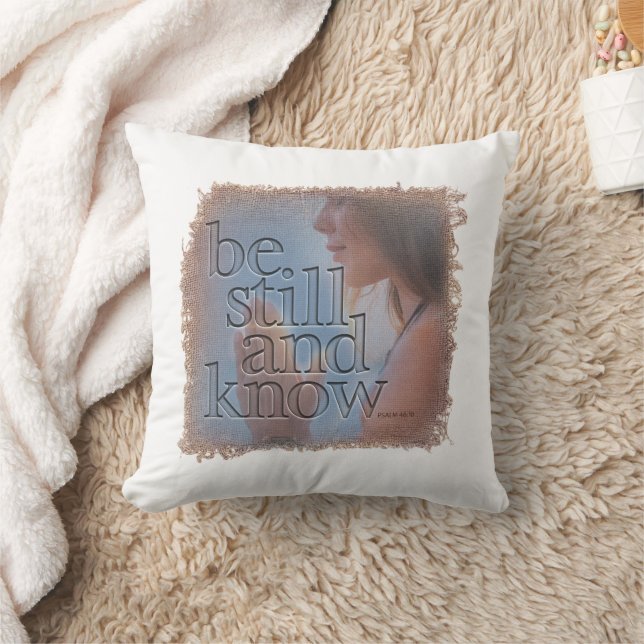 PSALM 46:10 - Pillow Kussen (Deken)