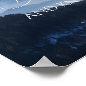 Psalm 46 10, Rustig Nevelige Berg Heldere Lucht Poster (Hoek)