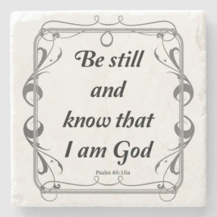 PSALM 46-10 STENEN ONDERZETTER