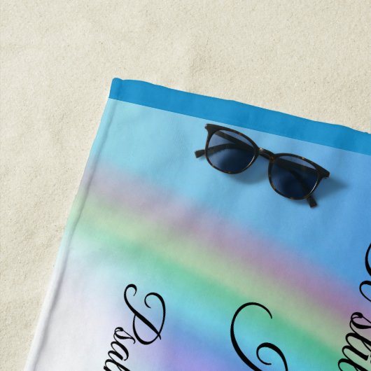 Psalm 46:10 strandlaken (In situ)