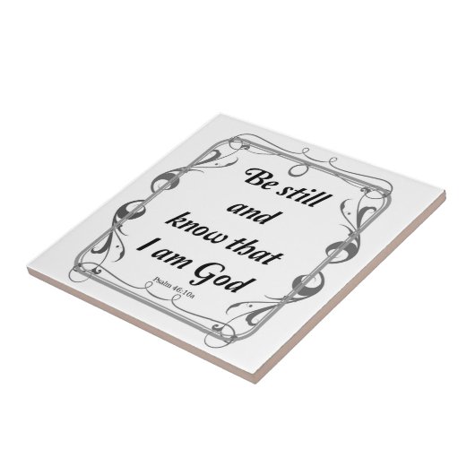 PSALM 46-10 TEGELTJE (Zijkant)