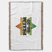 Psalm 46-10 - Throw Blanket Deken (Voorkant Verticaal)