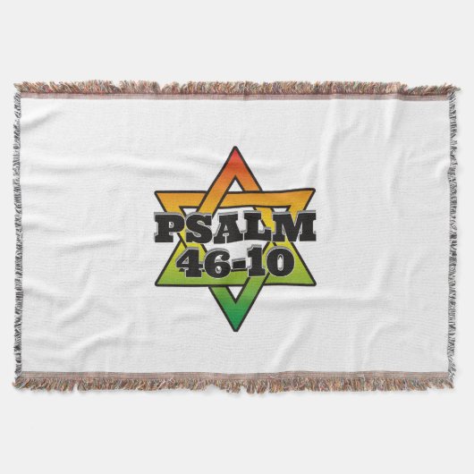 Psalm 46-10 - Throw Blanket Deken (Voorkant)