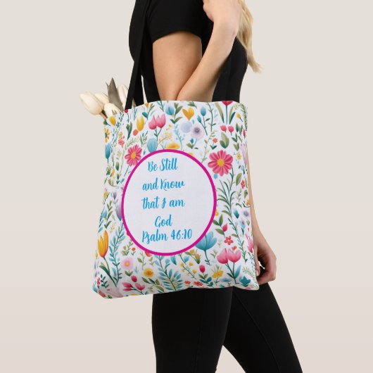 Psalm 46:10 Tote Bag (Dichtbij)