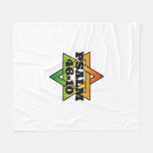 Psalm 46-10 - Vluchtblauw Fleece Deken (Voorkant (Horizontaal))