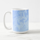 Psalm 46:10 Wees stil en ken Blue Paisley Ceramic Koffiemok (Links)