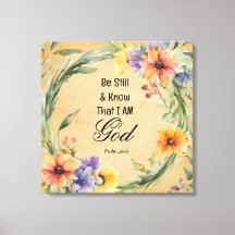 Psalm 46:10 Wees stil en weet