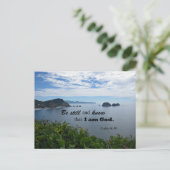 Psalm 46:10 Wees stil en weet dat ik God ben Briefkaart (Staand voorkant)