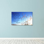 Psalm 46:10 Wees stil en weet dat ik God ben Canvas Afdruk (Insitu (Houten vloer))