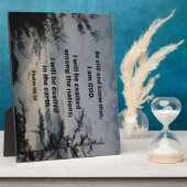 Psalm 46:10 Wees stil en weet dat ik God ben Fotoplaat (Zijkant)